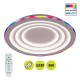 VIVALUX  LED МУЛТИФУНКЦИОНАЛНА ПЛАФОНИЕРА С ДИСТАНЦИОННО DALIA LED 80W RGB+CCT VIV005170