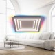 VIVALUX  LED МУЛТИФУНКЦИОНАЛНА ПЛАФОНИЕРА С ДИСТАНЦИОННО DAKOTA LED 102W RGB+CCT VIV005171