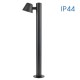 VIVALUX GARDEN POLE LIGHTING FIXTURE OSAKA/PS ∙ 1 X GU10 ∙ BLACK ∙ IP44 VIV004347