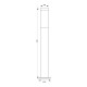 VIVALUX GARDEN POLE LIGHTING FIXTURE TOKYO/PS ∙ 1 X E27 ∙ NICKEL MATT ∙ IP44 VIV004254