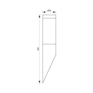 VIVALUX FACADE LIGHTING FIXTURE TOKYO/WI ∙ 1 X E27 ∙ BLACK ∙ IP44 VIV004668