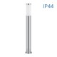 VIVALUX GARDEN POLE LIGHTING FIXTURE TOKYO/PS ∙ 1 X E27 ∙ NICKEL MATT ∙ IP44 VIV004254