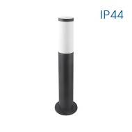 VIVALUX GARDEN POLE LIGHTING FIXTURE TOKYO/SS 1XE27 BLACK IP44 VIV004669
