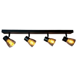 VIVALUX SPOT DE TAVAN DANTE SP788 4xE14 NEGRU VIV005050