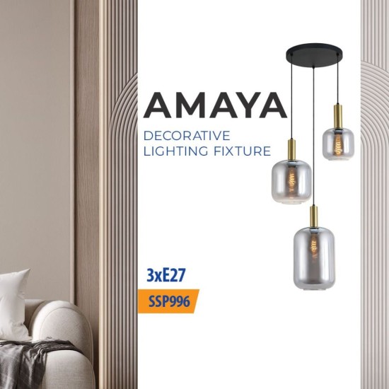 VIVALUX PENDUL AMAYA SSP996-3H 3хE27 VIV005316