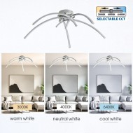 VIVALUX  LED ПЛАФОНИЕРА LOREIN LED 36W ХРОМ CCT-switch VIV005161