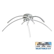 VIVALUX  LED ПЛАФОНИЕРА LOREIN LED 36W ХРОМ CCT-switch VIV005161