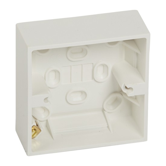 LEGRAND PVC CONSOLE FOR SURFACE MOUNTING FOR SWITCH 86x86 BELANKO S WHITE 613350