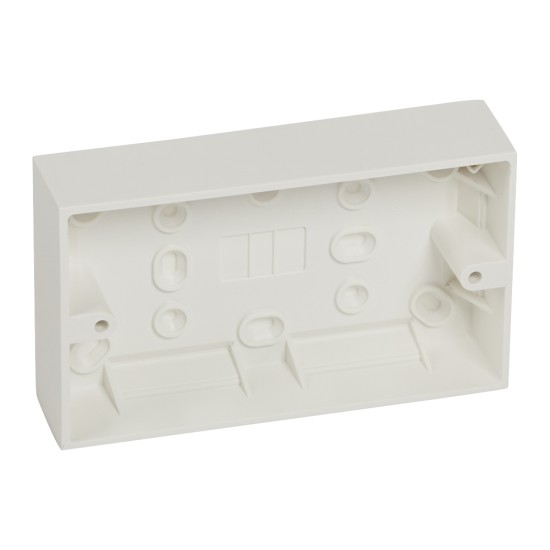 LEGRAND PVC CONSOLE FOR SURFACE MOUNTING FOR SWITCH 146x86 BELANKO S WHITE 613351