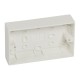 LEGRAND PVC CONSOLE FOR SURFACE MOUNTING FOR SWITCH 146x86 BELANKO S WHITE 613351