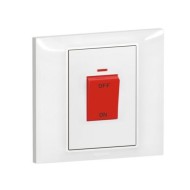 LEGRAND BOILER SWITCH WITH INDICATION BELANKO S WHITE 45A 617676