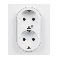 LEGRAND NILOE КОНТАКТ ДВОЕН ШУКО 16А С ДЕТСКА ЗАЩИТА БЯЛ 764544