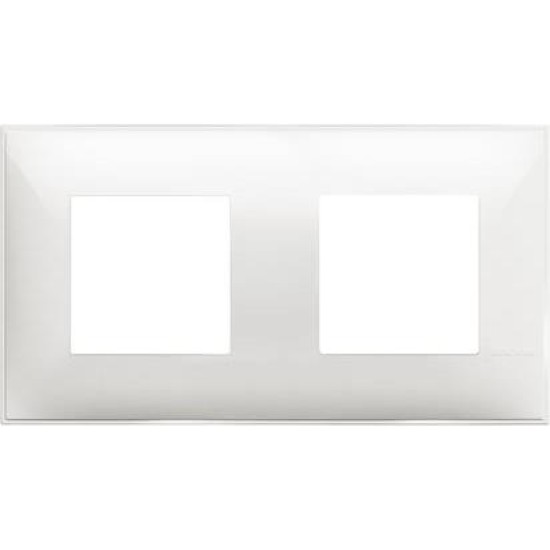 BTICINO CLASSIA RAMĂ 2+2 MODULE ALBĂ R4802M2RW
