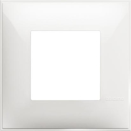 BTICINO CLASSIA RAMĂ 2 MODULE ALBĂ R4802RW