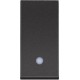 BTICINO CLASSIA CHEIE SINGURA CU INDICATIE CAP.1 1-MODURI. 10A NEGRU RG4001L