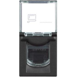 BTicino Classia РОЗЕТКA ИНТЕРНЕТ RJ45 UTP cat6 1-МОД ЧЕРЕН RG4279C6