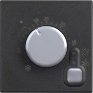 BTicino Classia СТАЕН ТЕРМОСТАТ МЕХАНИЧЕН 230V 2-МОД 10А ЧЕРЕН RG4441