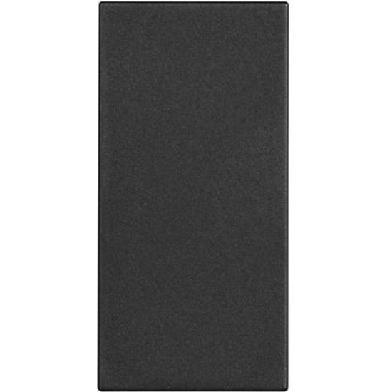 BTicino Classia BLANK MODULE 1-MODE BLACK RG4950