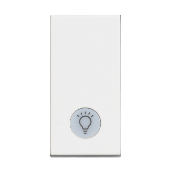 BTicino Classia CHEIE LAMPĂ SINGUR SIMBOL 1-MOD. 10A ALB MAT RW4001LA