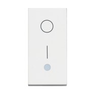 BTicino Classia DOUBLE-POLE KEY FOR BOILER 1-MOD. 16A WHITE MAT RW4002L