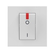 BTicino Classia КЛЮЧ ДВУПОЛЮСЕН ЗА БОЙЛЕР 2-МОД 32А БЯЛ MAT RW4011P