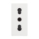 BTicino Classia CONTACT ITALIAN STANDARD 1-MOD. 16А WHITE RW4180P