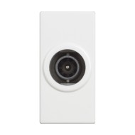 BTicino Classia РОЗЕТКA TV ТЕЛЕВИЗИЯ МЪЖКА 10dB 1-МОД БЯЛ RW4202P10