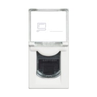 BTicino Classia РОЗЕТКA ИНТЕРНЕТ RJ45 UTP cat.5E 1-МОД БЯЛ RW4279C5E