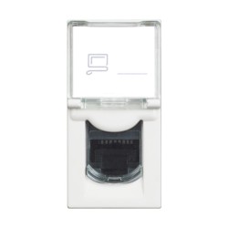 BTicino Classia РОЗЕТКA ИНТЕРНЕТ RJ45 STP cat.6 1-МОД БЯЛ RW4279C6S