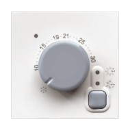 BTicino Classia СТАЕН ТЕРМОСТАТ МЕХАНИЧЕН 230V 2-МОД 10А БЯЛ RW4441  
