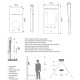 VIDEOINTERFON BTICINO CLASSE 300 EOS Wi-Fi K-T PANOU DE AFIȘAJ ȘI INTRARE LINEA3000 363915