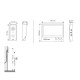 LEGRAND ВИДЕОДОМОФОН BASIC 7"  K-T ДИСПЛЕЙ И ВХОДЕН ПАНЕЛ 4F 369580