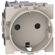 BTICINO LIVING NOW SOCKET SCHUKO 16A WITH CHILD PROTECTION BEIGE KM4141