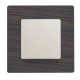 LEGRAND NILOE SINGLE FRAME DARK WOOD 397091