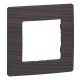 LEGRAND NILOE SINGLE FRAME DARK WOOD 397091