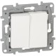 LEGRAND NILOE SWITCH DIVIATOR CH.6 10A + BUTTON 6A WHITE 764509