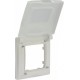 LEGRAND NILOE SINGLE FRAME WITH COVER IP44 WHITE 665000