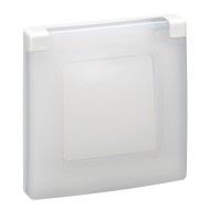 LEGRAND NILOE РАМКА ЕДИНИЧНА С КАПАК IP44 БЯЛ 665000