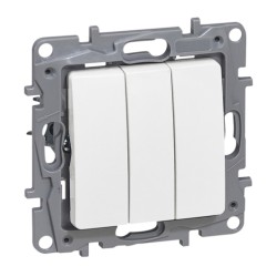 LEGRAND NILOE КЛЮЧ ТРОЕН СХ.1 10А БЯЛ 764503