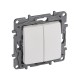 LEGRAND NILOE КЛЮЧ СЕРИЕН БУТОН NO-NC 6A БЯЛ 764508