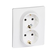 LEGRAND NILOE КОНТАКТ ДВОЕН БЯЛ 764534