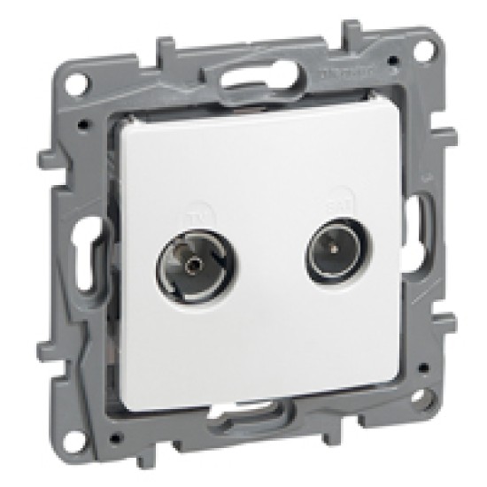 LEGRAND NILOE PRISE TV-SAT BATĂ TRANZIȚIONALĂ 14dB ALB 764557