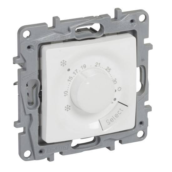 LEGRAND NILOE THERMOSTAT 7-30°C 230V max 8A WHITE 764587